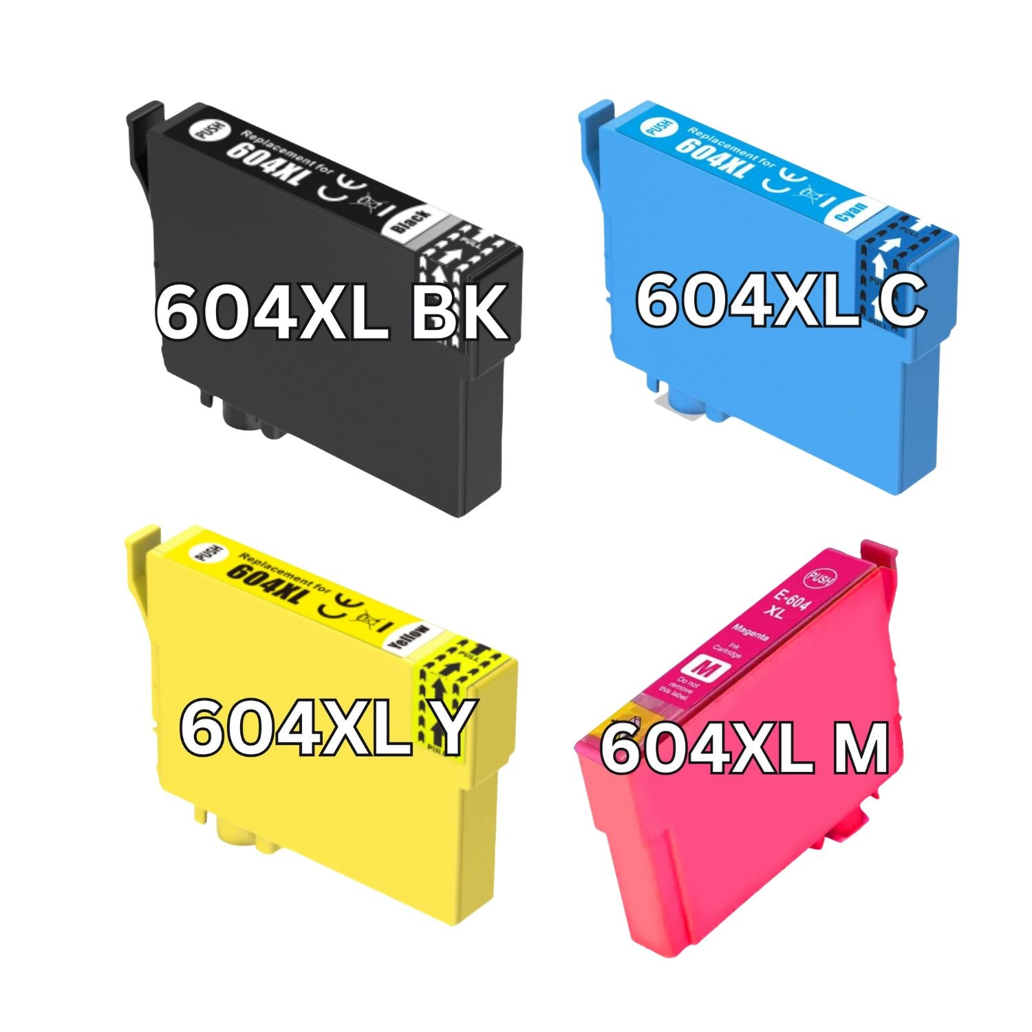 Epson 604XL Multipack mustepatruunat, tarvike, 604XL BK/C/M/Y