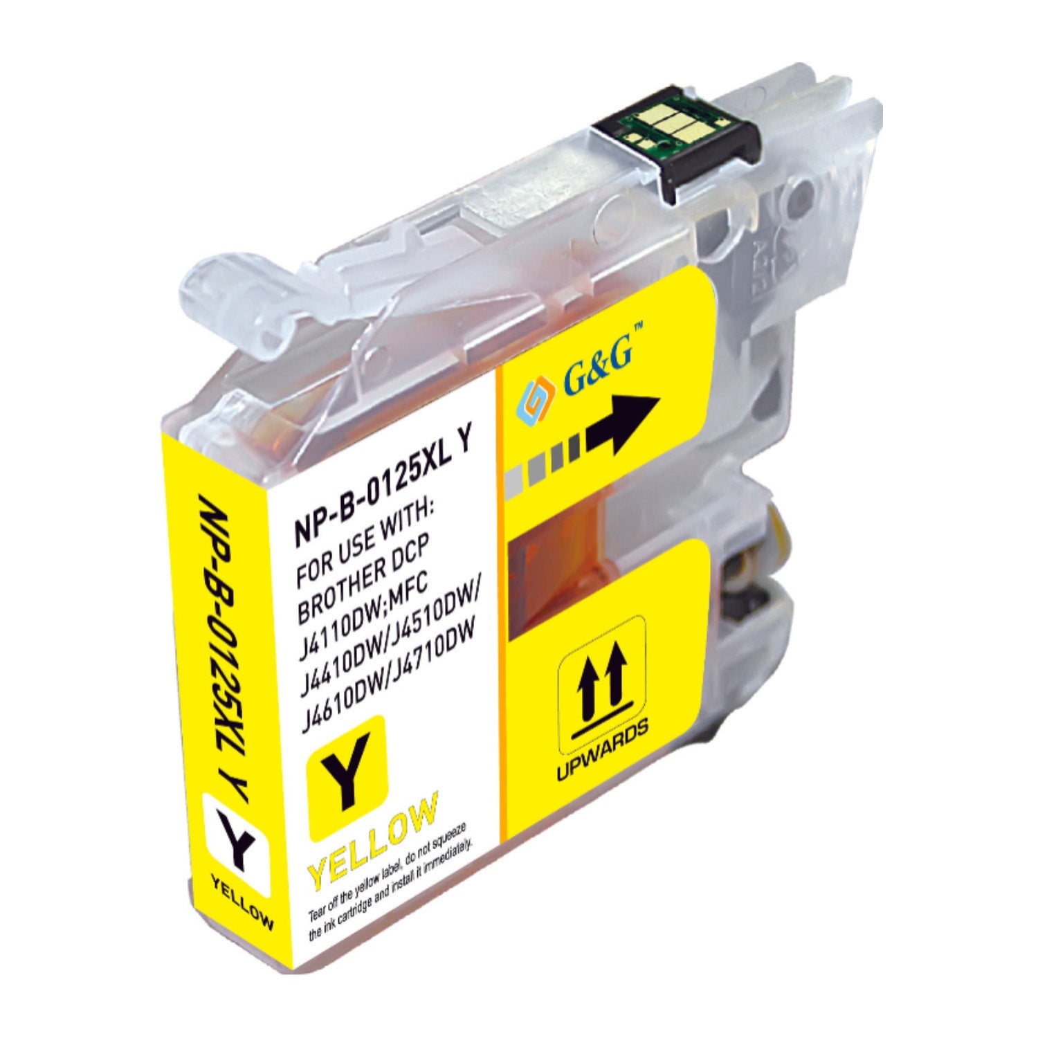 Brother LC-125XLY mustekasetti, tarvike 16.6ml Yellow, Takuu 3v.