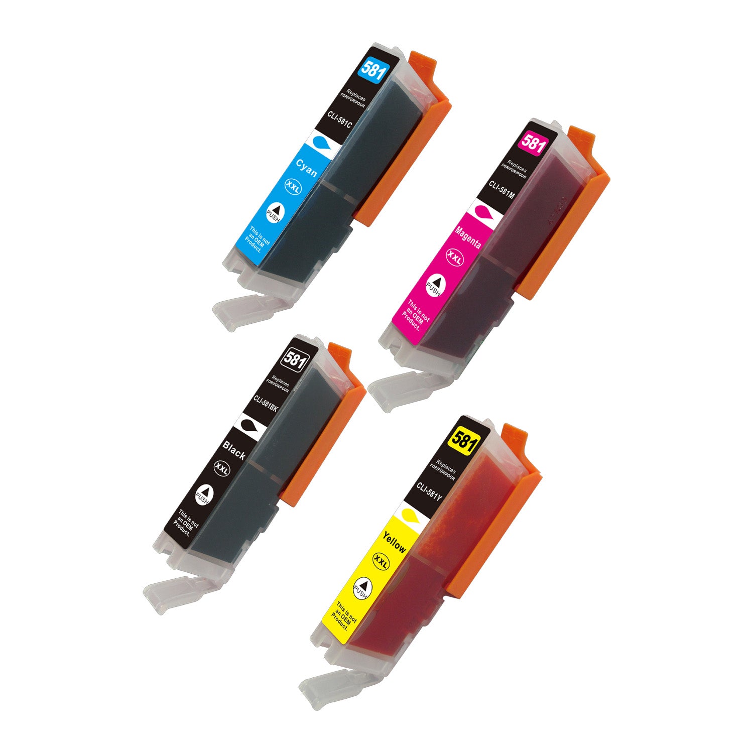 Canon CLI-581XXL C/M/Y/BK Multipack bläckpatroner, tillbehör, 1998C005