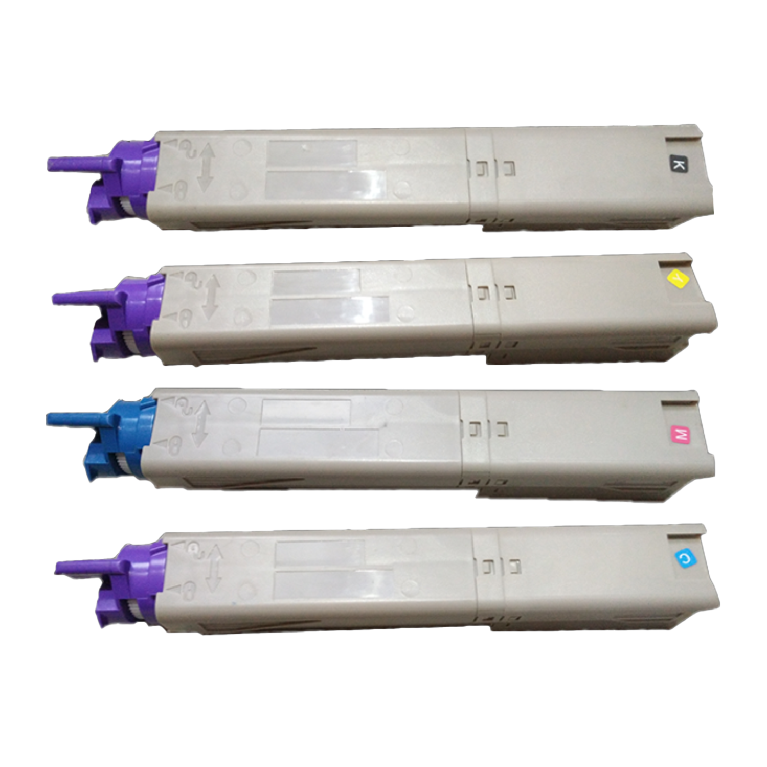 OKI C3400 KCMY, 4-color ink cartridge set, accessories, warranty 3 years