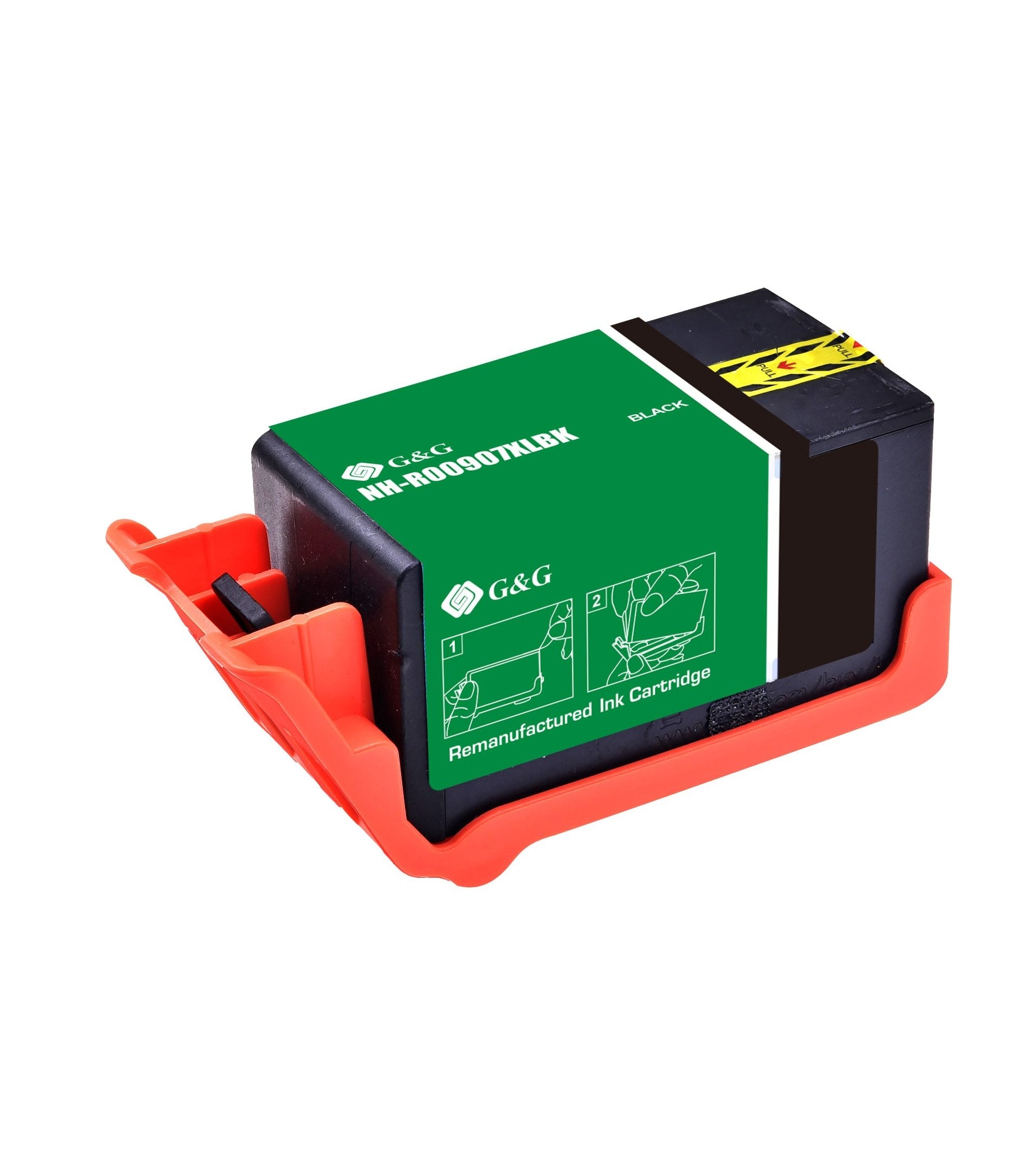 Hp 907 XLBK bläckpatron, leverans 1500 sidor, T6M19AE#BGX Svart