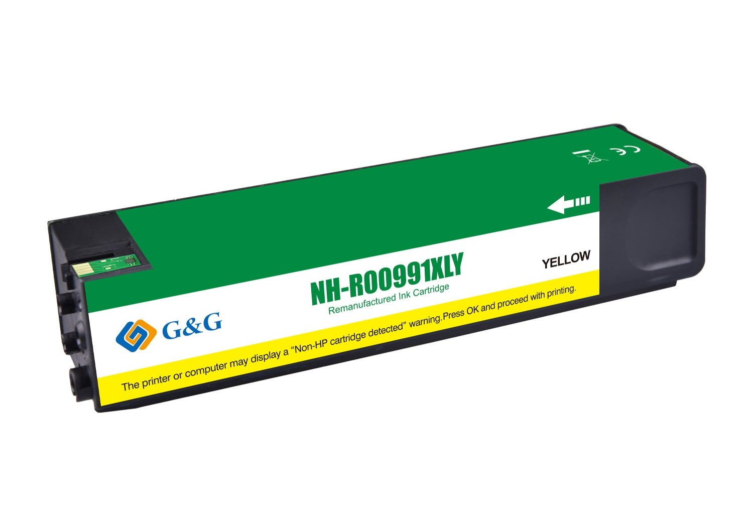 Hp 991X bläckpatron, leverans 16000 sidor, M0J98AE Gul, Garanti 3 år.