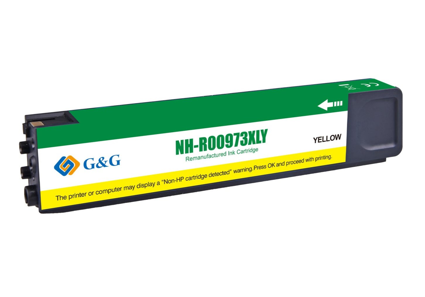 Hp 973XL bläckpatron, leverans 7000 sidor, F6T3AE8 Gul, Garanti 3 år.