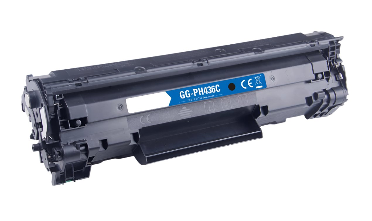 Hp CB436A ink cartridge, supply 2000 pages, 36A Black, Warranty 3 years.