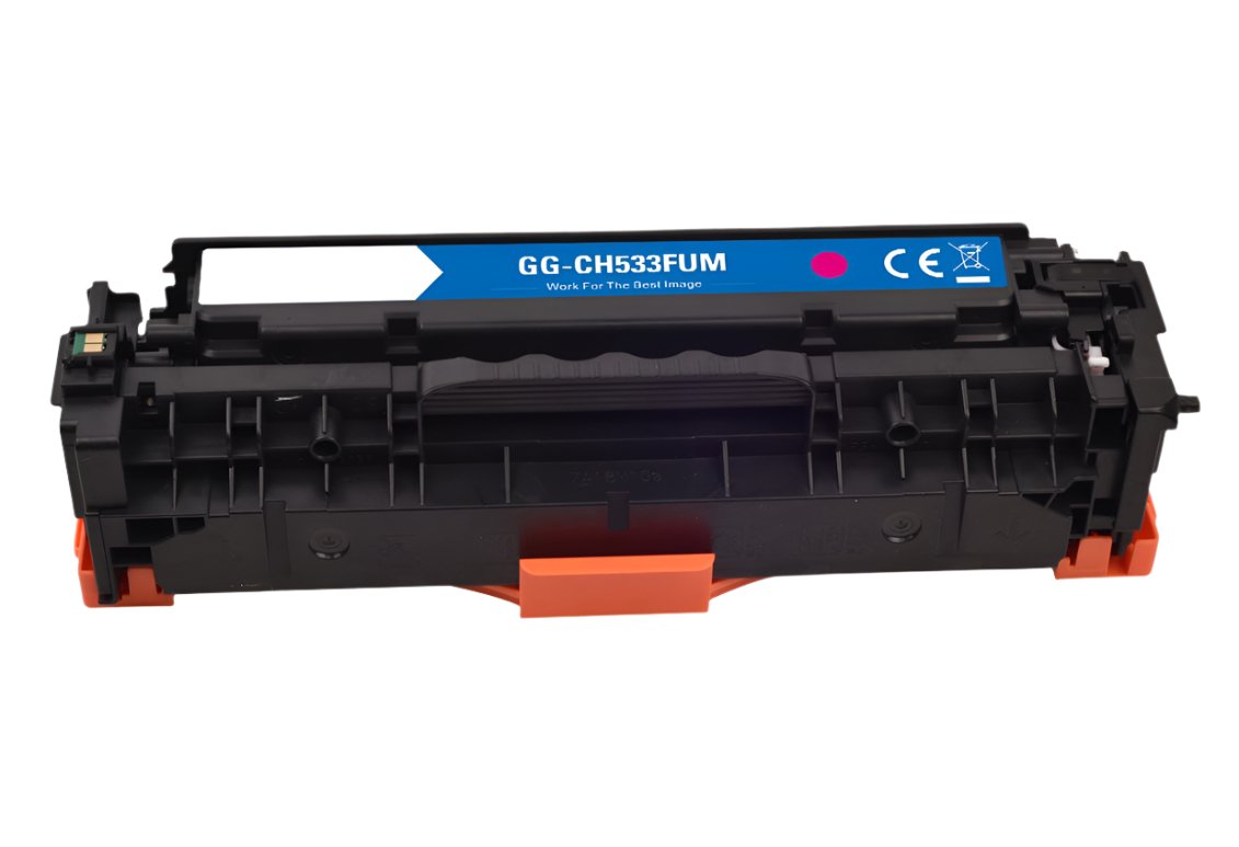 Hp CC533A bläckpatron, tillbehör 2800 sidor, 304A Magenta, Garanti 3 år.