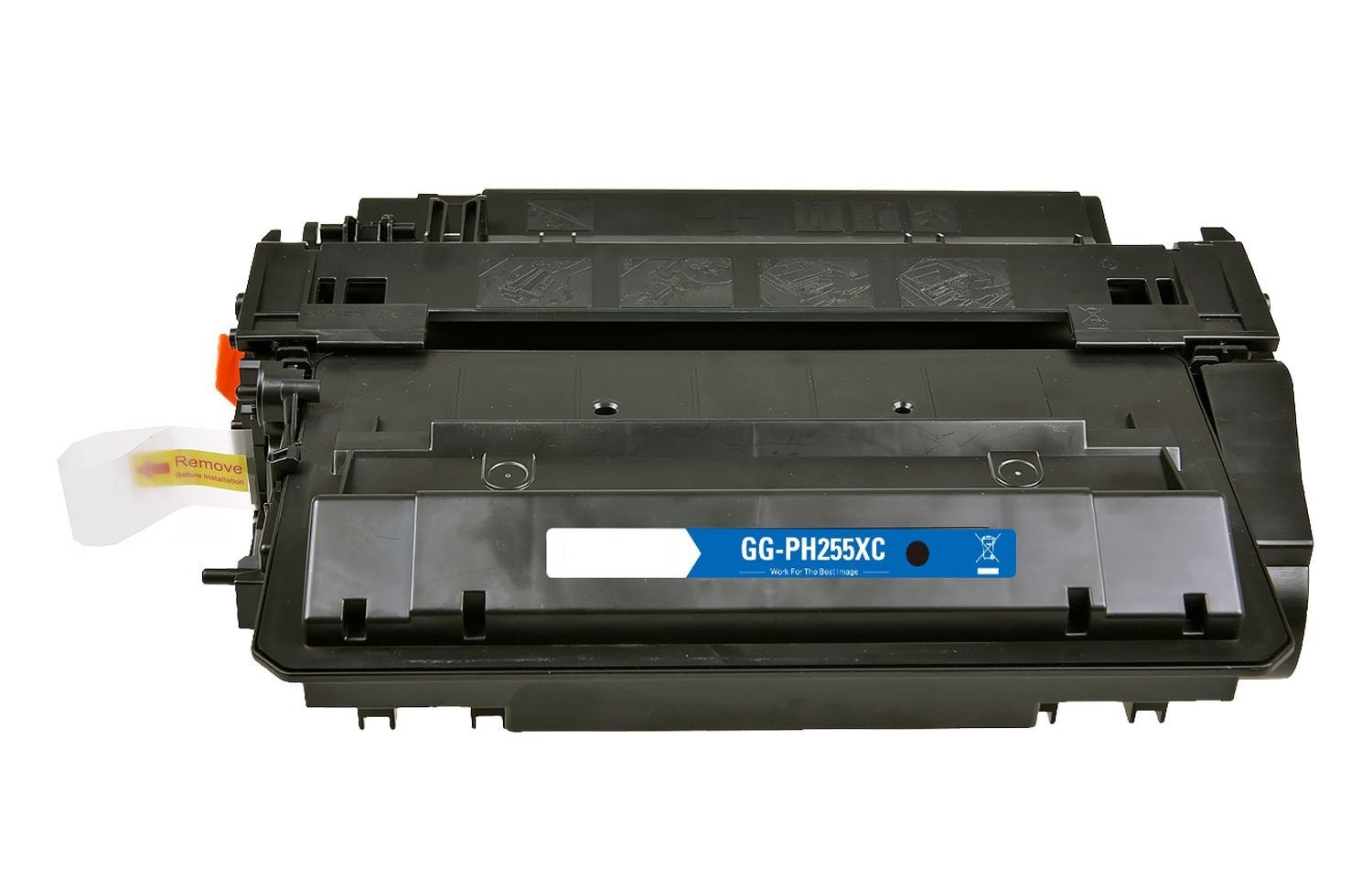 Hp CE255X bläckpatron, tillbehör 12500 sidor, 55X Svart, Garanti 3 år.