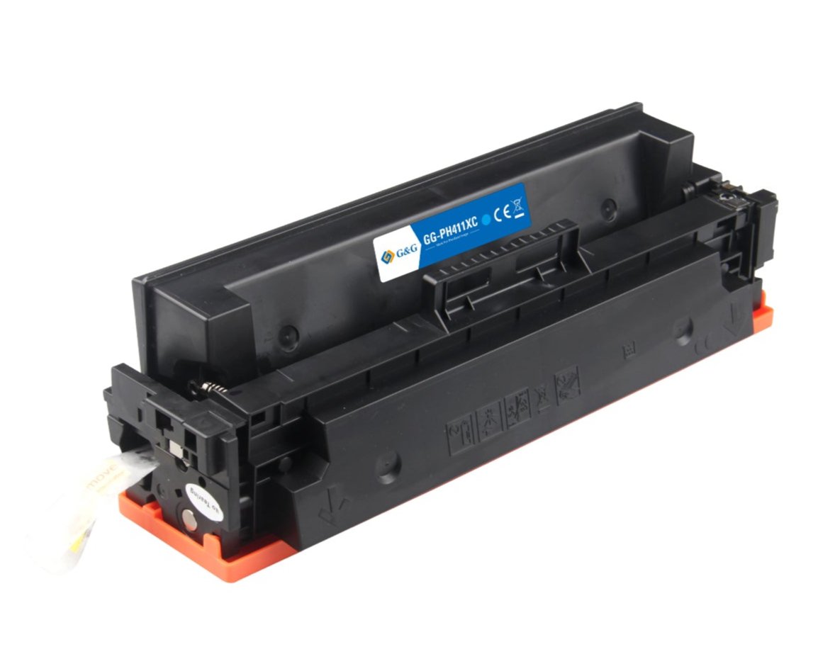 Hp CF411X mustekasetti, tarvike 5000 sivua, 411X Cyan, Takuu 3v.