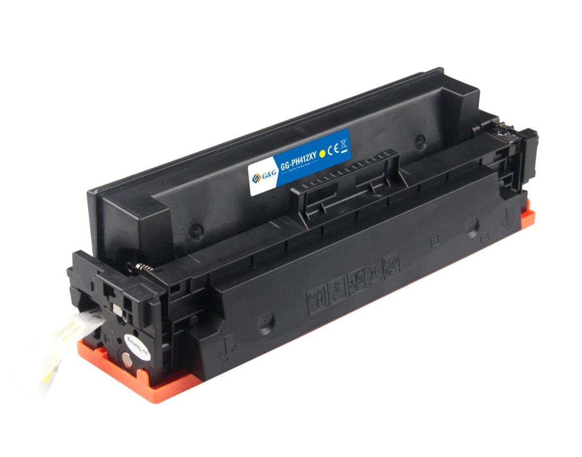 Hp CF412X mustekasetti, tarvike 5000 sivua, 412X Yellow, Takuu 3v.