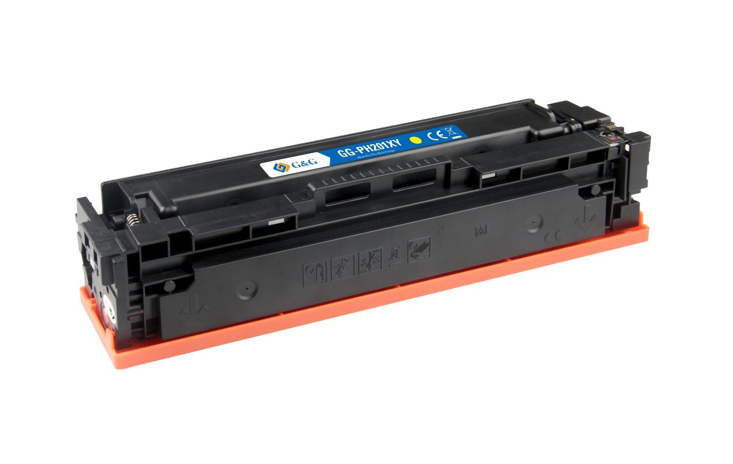 Hp CF402X mustekasetti, tarvike 2300 sivua, 201X Yellow, Takuu 3v.