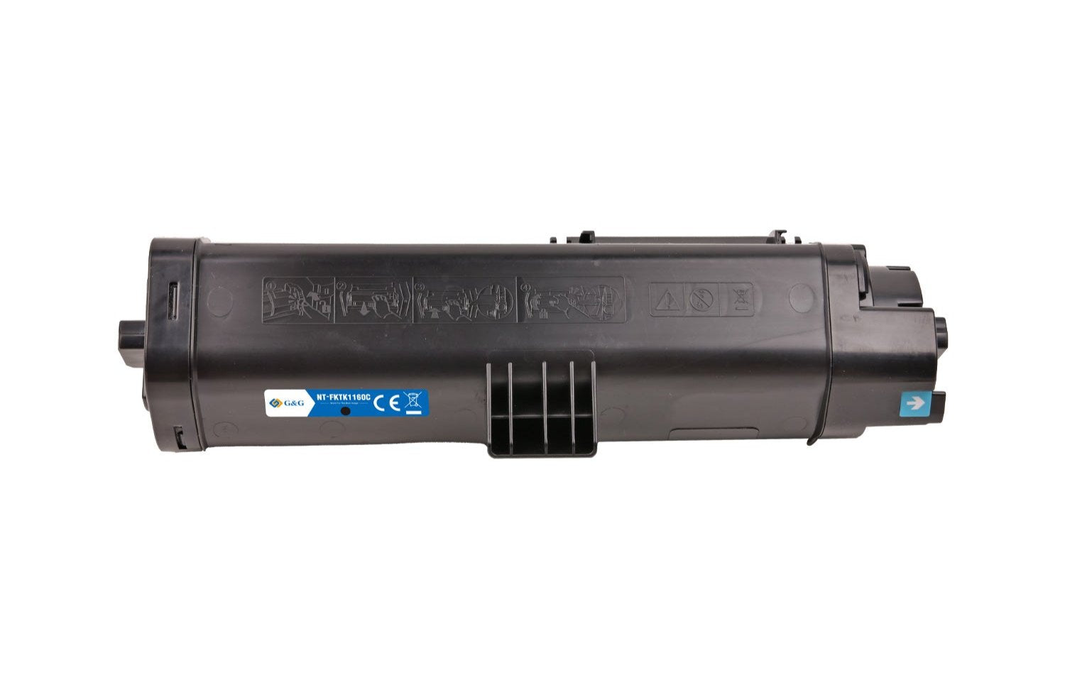 Kyocera TK-1160 bläckpatron, tillbehör 7200 sidor, Svart, Garanti 3 år.