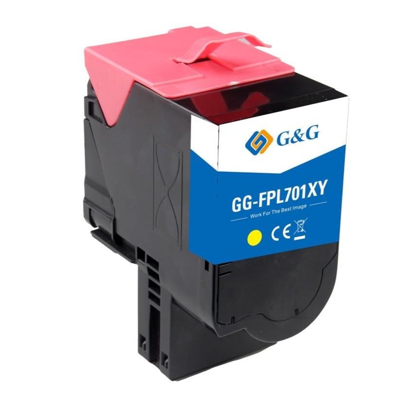 Lexmark 70C2HY0 bläckpatron, leverans 3000 sidor, CS310 / CS410 gul