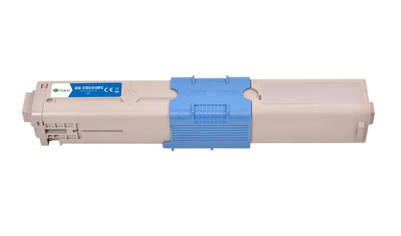 OKI 44469706 bläckpatron, leverans 3000 sidor, C310 / C530 Cyan