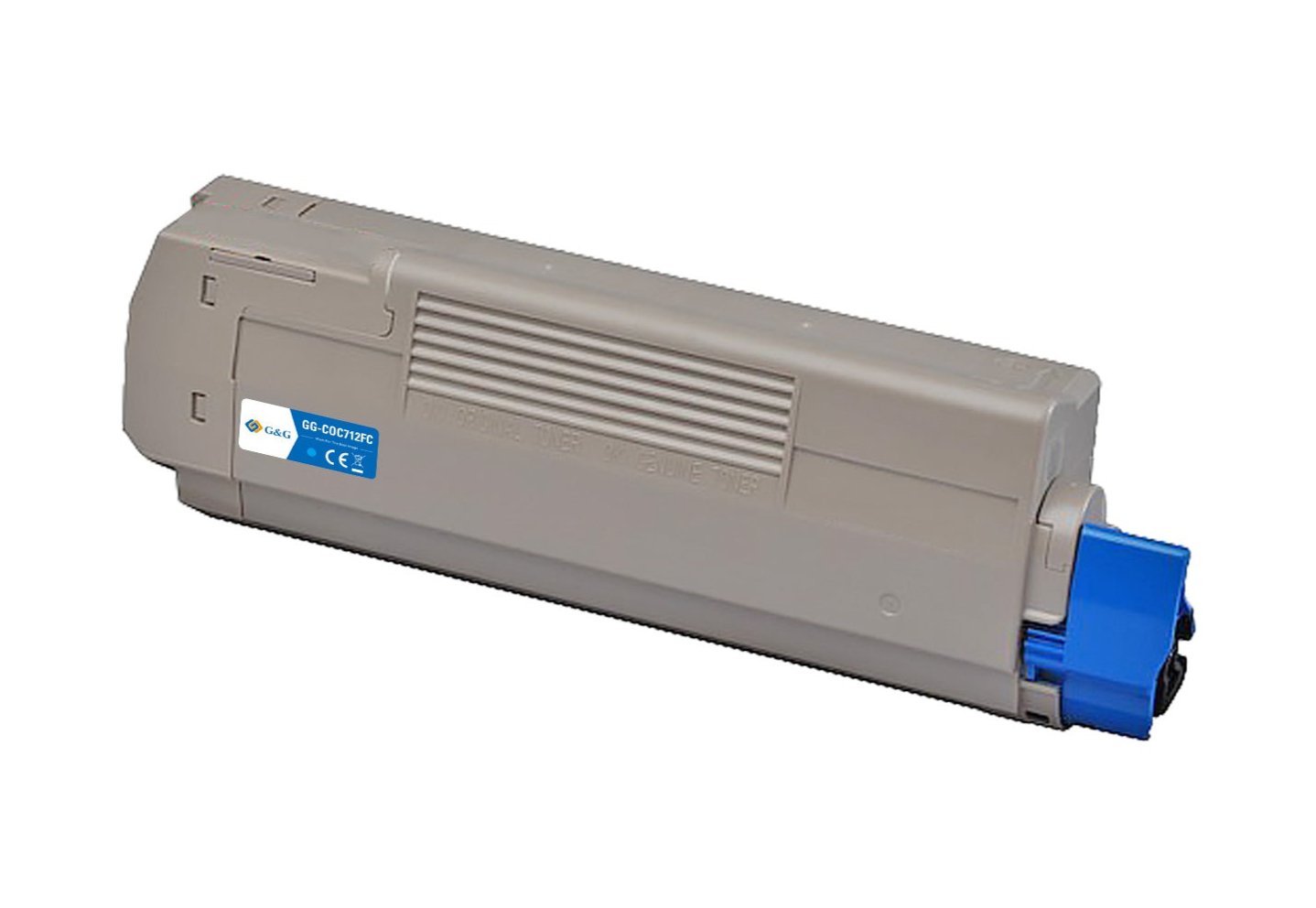 OKI 46507615 bläckpatron, leverans 11500 sidor, C712 Cyan, Garanti 3 år.