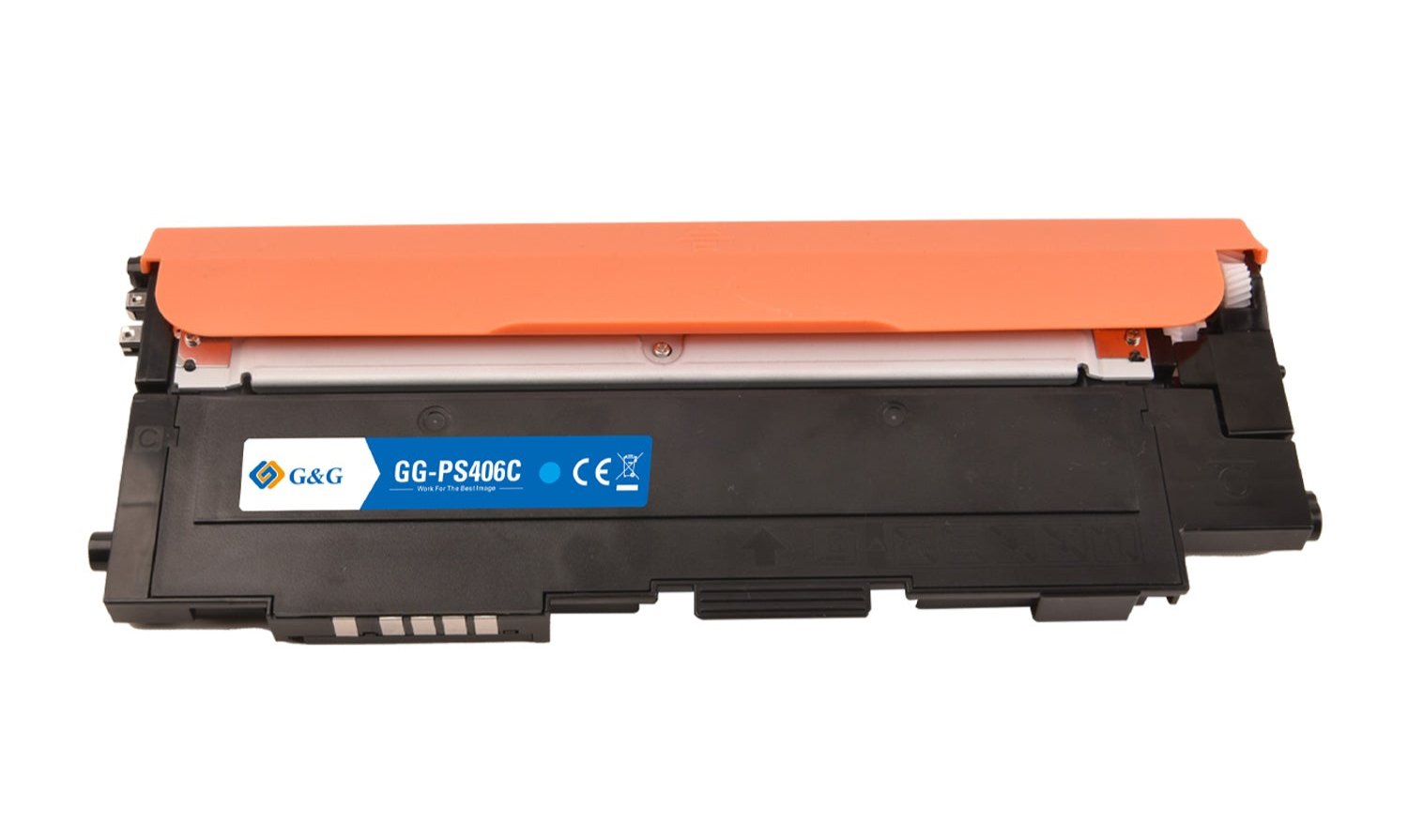 Samsung CLT-C406S mustekasetti, tarvike 1000 sivua, ST984A Cyan