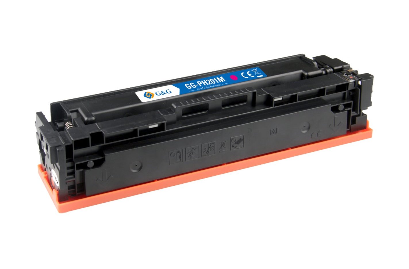 Hp CF403A mustekasetti, tarvike 1400 sivua, 201A Magenta, Takuu 3v.