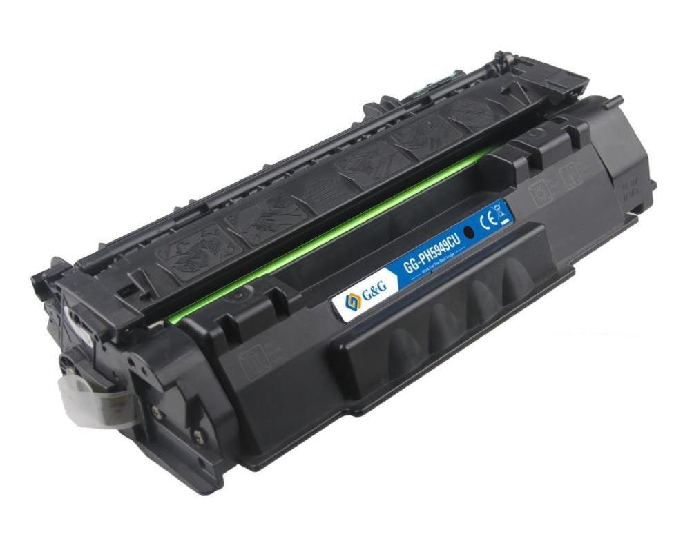 Hp Q5949A bläckpatron, leverans 2500 sidor, 49A svart, Garanti 3 år.