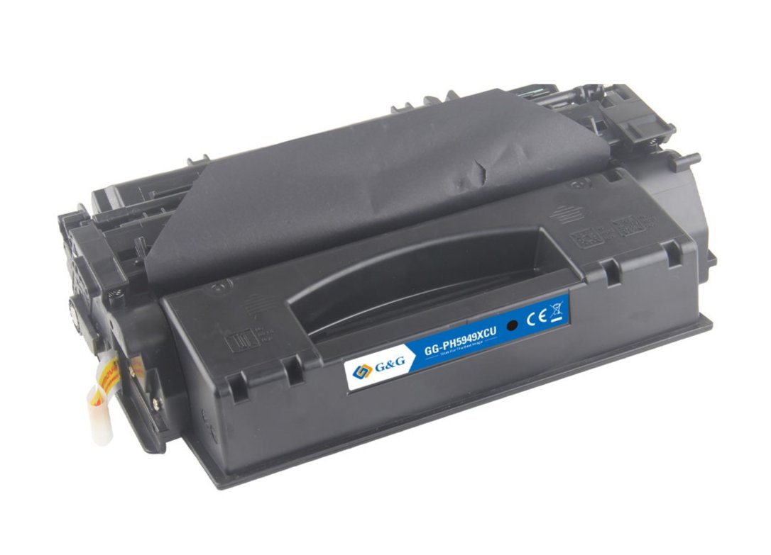 Hp Q5949X bläckpatron, leverans 6000 sidor, 49X svart, Garanti 3 år.