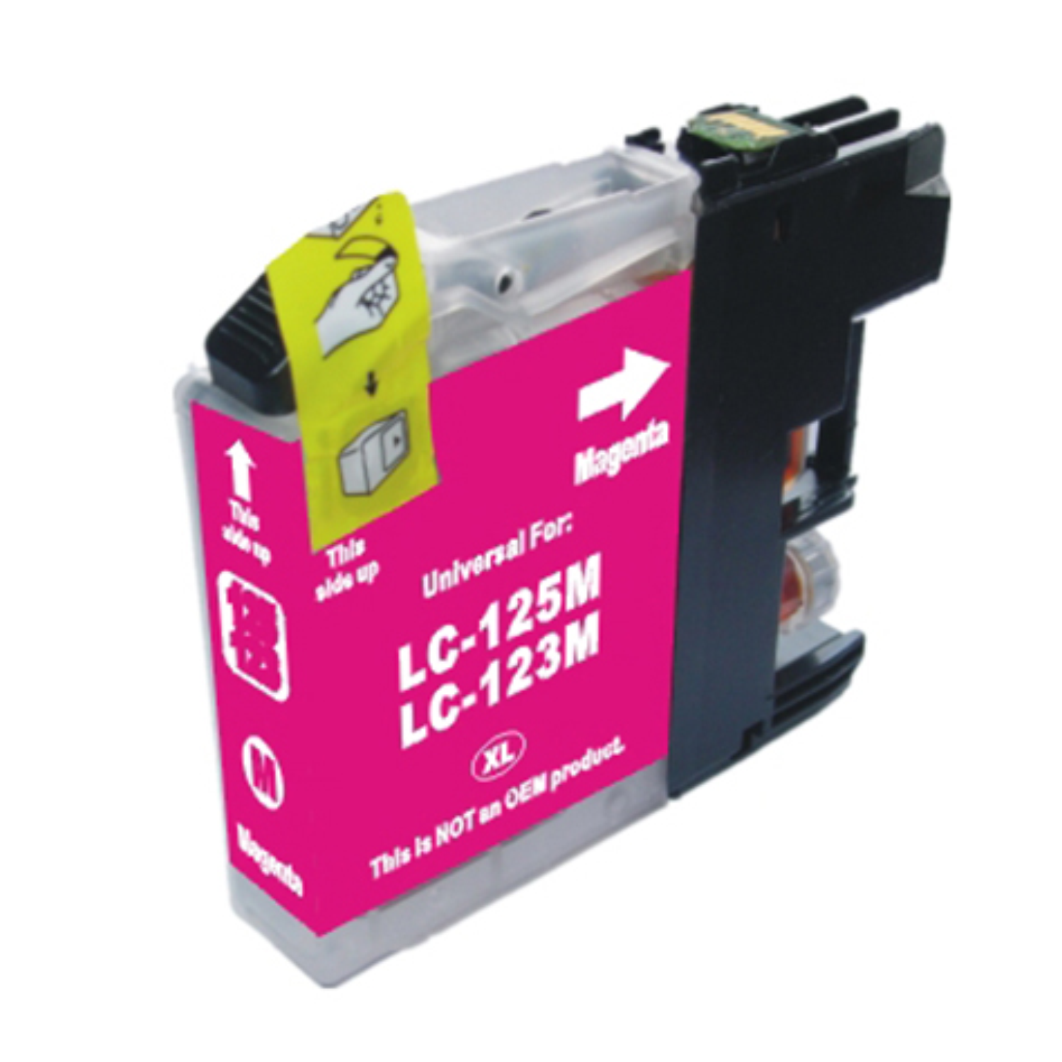 Brother LC-125XLM ink cartridge, accessory 16.6ml Magenta, Warranty 3 years.