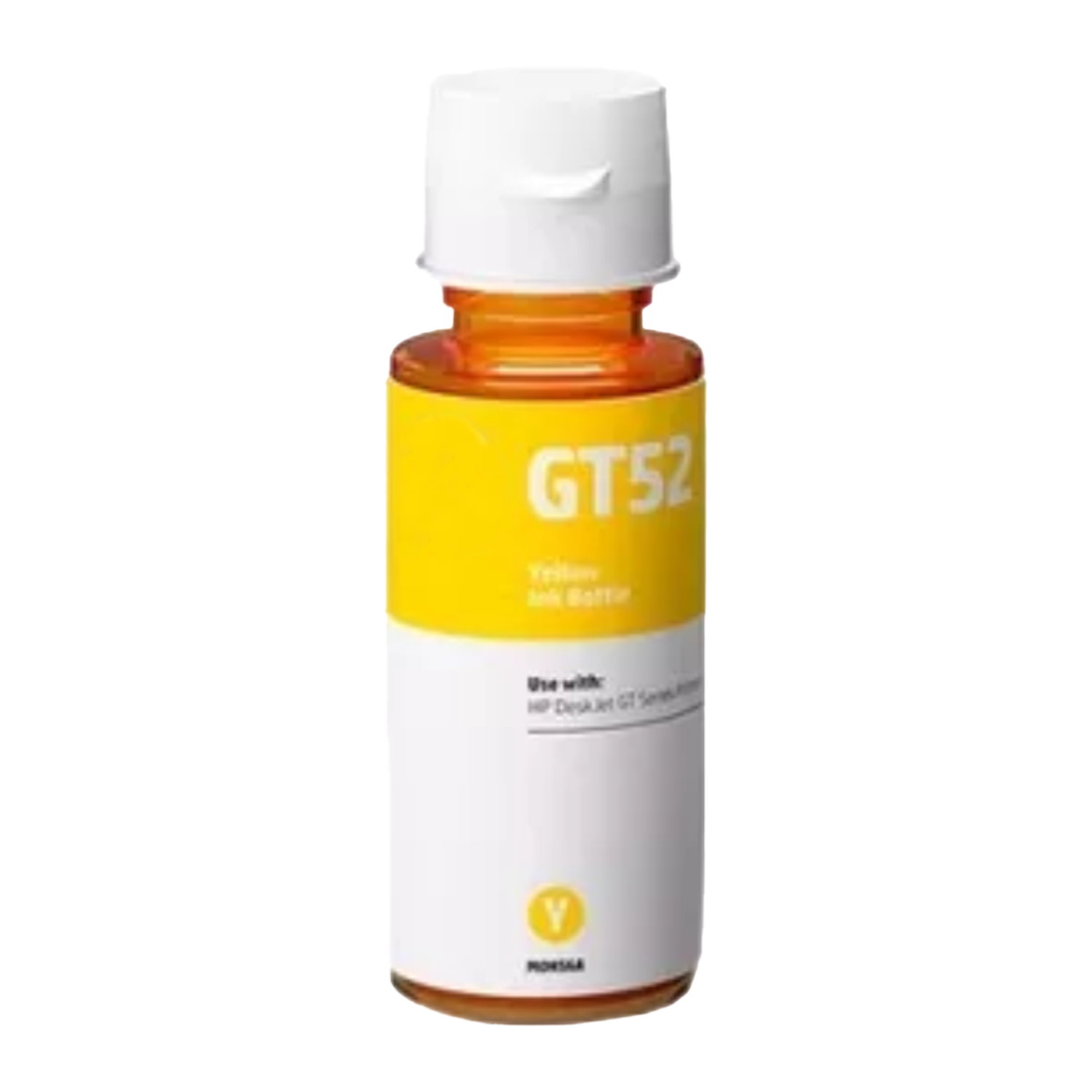 Hp GT52Y mustekasetti, tarvike 100ml Yellow, Takuu 3v.